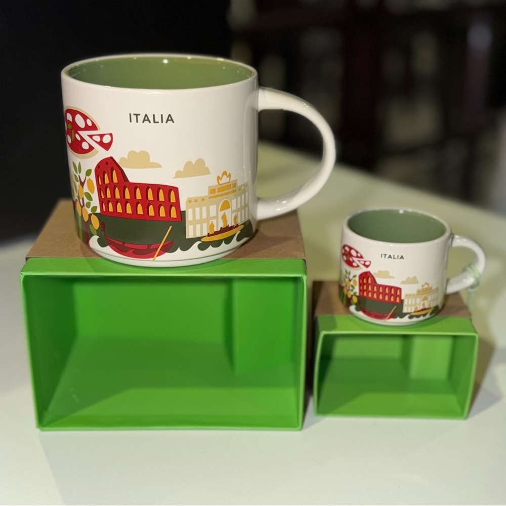 Starbucks Italia v2 14oz & 2oz Ornament Mugs